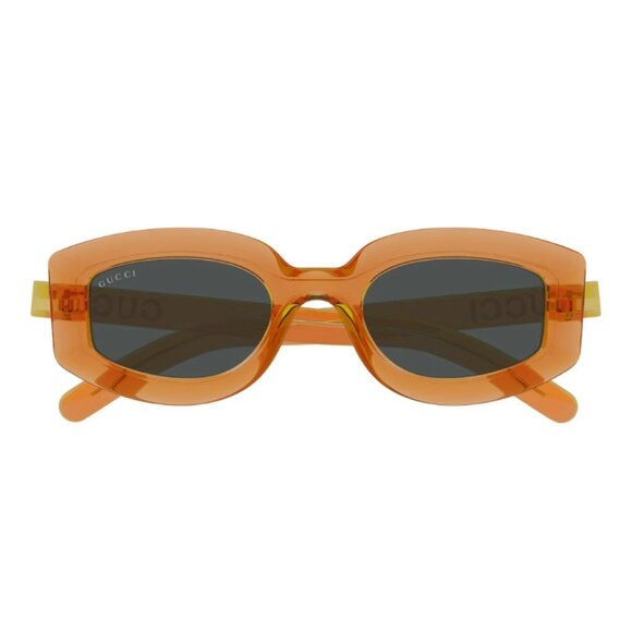 NWT GUCCI SUNGLASSES WOMEN ORANGE EYEWEAR GUCCI - Picture 2 of 3